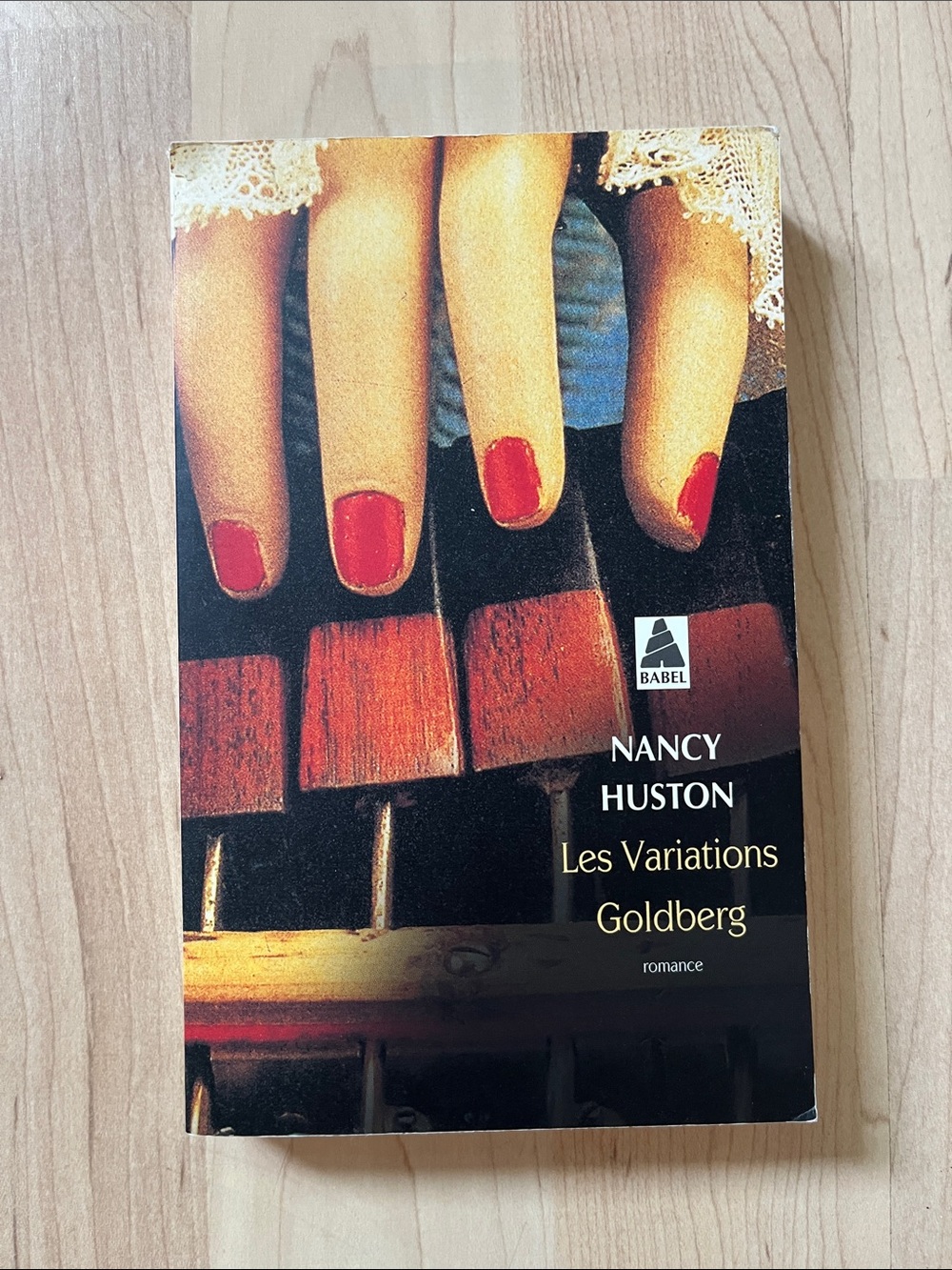Les Variations Goldberg by Nancy Huston — French Paperback with Red Accents